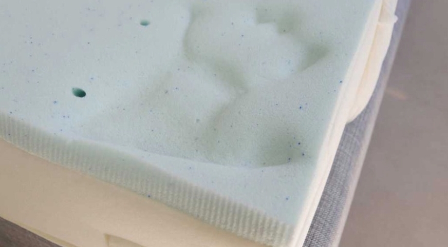 Handafdruk in traagschuim